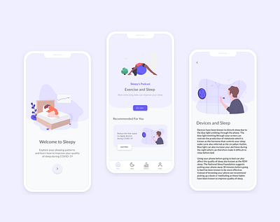 Sleepy App Concept - 2020