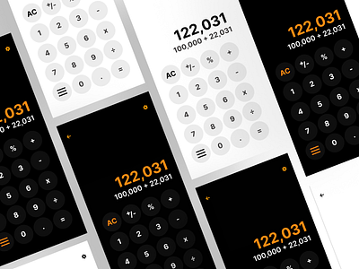 Calculator App app design branding calculator design dribble iphone mobile design product design ui user experience ux