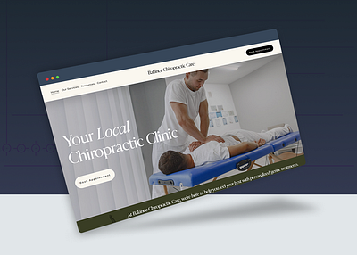 Balance Chiropractic Care Website branding customer service customer service management customer support graphic design logo market research ui web design