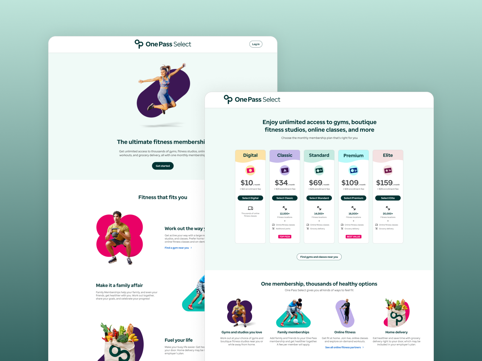 Enterprise Fitness Platform Rebrand branding design enterprise fitness health care map product react responsive ui