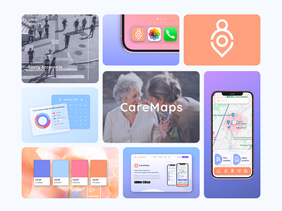 CareMaps branding & visual design branding