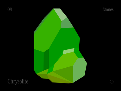 Chrysolite — Vector stone illustration archeoloogy design graphic design illustration illustrator print stone stones vector