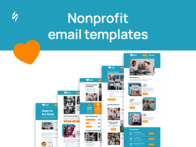 Nonprofit Email Templates design email email builder email campaign email design email marketing email newsletter email templates landing pages nonprofit stripo email ui web design