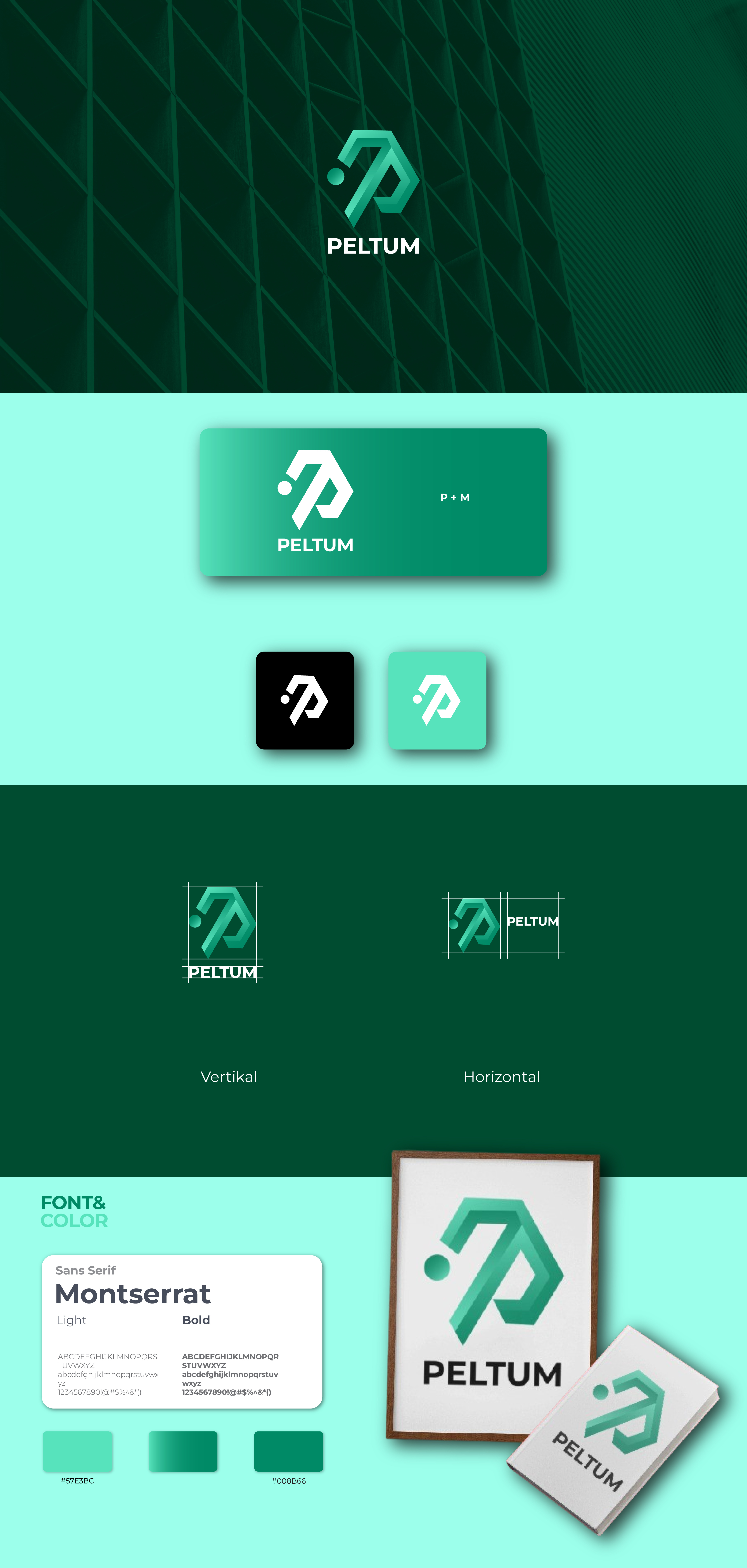 professional logo design company logo business logo - PELTUM