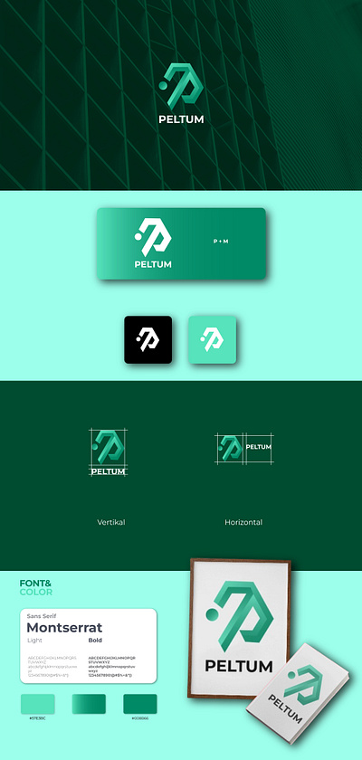 professional logo design company logo business logo - PELTUM