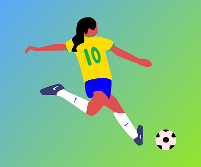 Vai Brasil brasil concept design design figma futebol graphic design illustration nike soccer sports