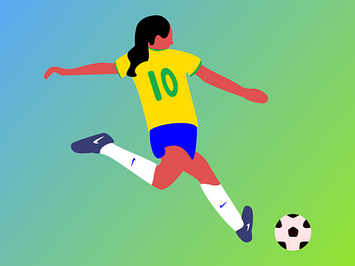 Vai Brasil brasil concept design design figma futebol graphic design illustration nike soccer sports