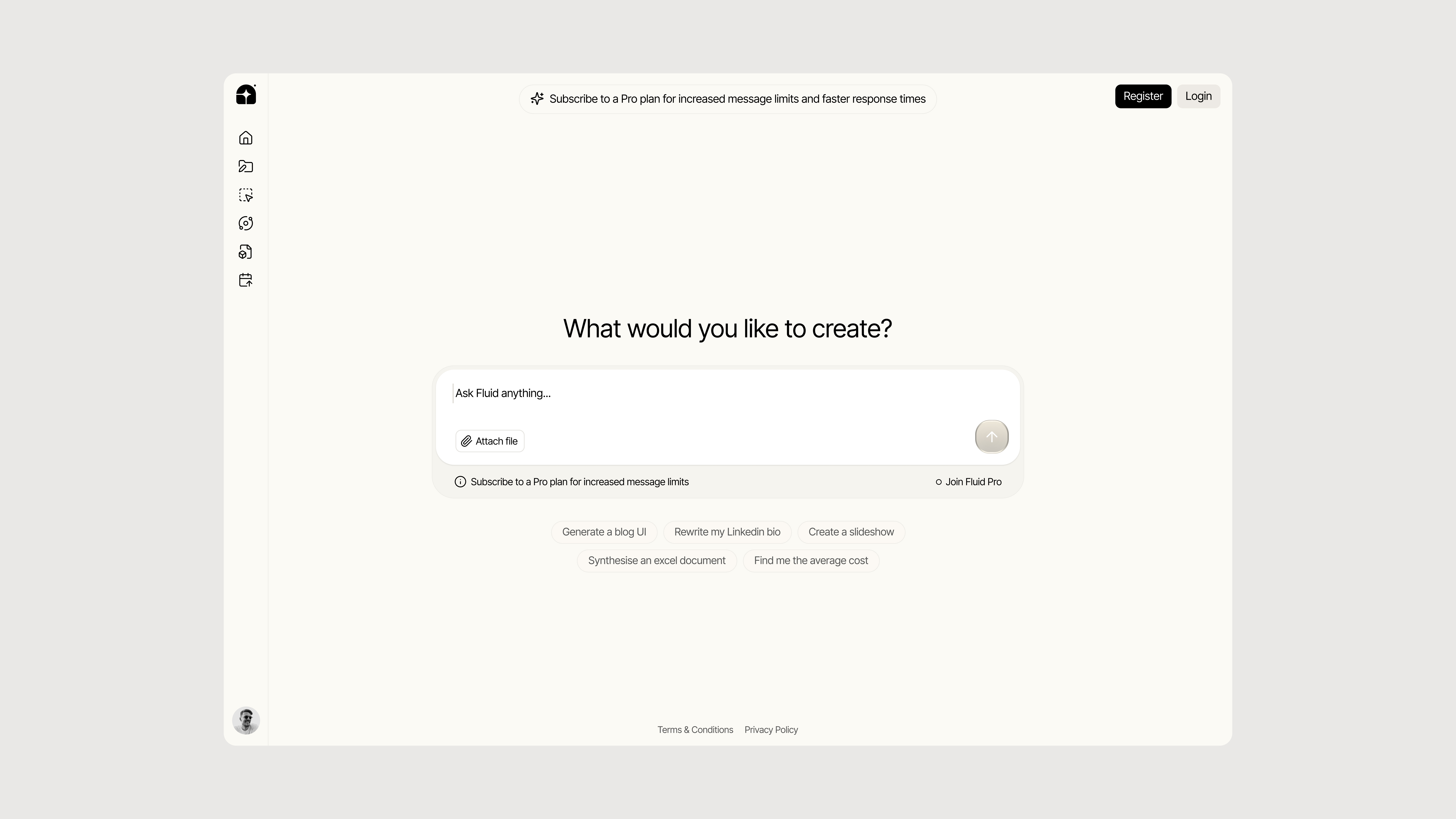 Generative AI chat website ai bold branding cards chat chatgpt claude clean design freelance gpt logo minimal simple ui ux vercel website