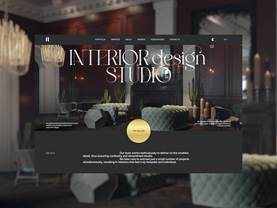 JL Interior Design Studio. Corporate website design. animation interior design ui ux