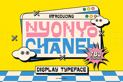 Nyonyo Chanel Typeface design font fonts letteing typeface