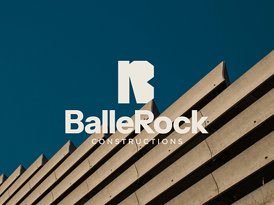 BalleRock Constructions br branding brlogo buidling character constructions design developing development graphic design icon illustration logo logogram logotype monogram realestate symbol vector