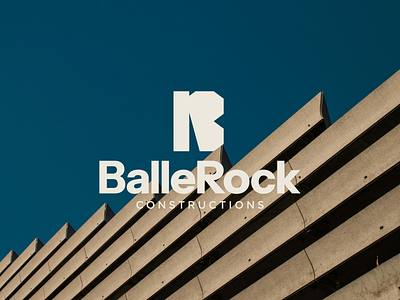 BalleRock Constructions br branding brlogo buidling character constructions design developing development graphic design icon illustration logo logogram logotype monogram realestate symbol vector