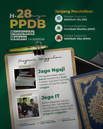 POSTER PPDB banner content design design education design graphic design minimalist design modern design