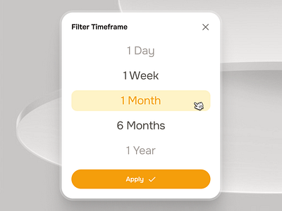 midasmind: AI Investing App - Date Input Scroller Component UI ai finance app ai investing app clean date input date picker fianance companion finance app finance companion finance ui kit input scroller investing app investing ui kit investment app minimal modern orange robo advisor app roboadvisor app simple yellow