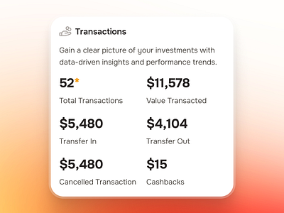 midasmind: AI Investing Roboadvisor App - Transaction Insight UI ai finance app clean design pattern finance app finance design pattern finance ui kit gradient insight ui investing app investing ui kit layout ui minimal mobile layout modern orange robo advisor app roboadvisor app transaction transaction ui yellow