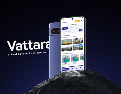 Vattara - Real Estate App UX Design branding graphic design ui