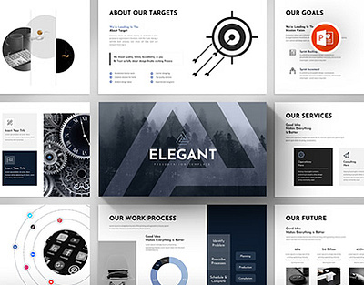 Minimal & Modern PowerPoint Presentation Template premium