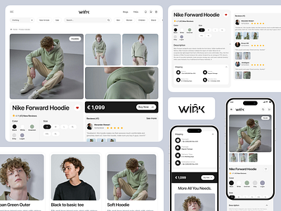 Wink | Fashion Clothing Ecommerce Responsive Website cloth store clothing ecommerce ecommerce website fashion landing page luxury minimal design online marketing online shopping orbix studio product cart responsive shopify ui ux web design website woman fashion woocommerce