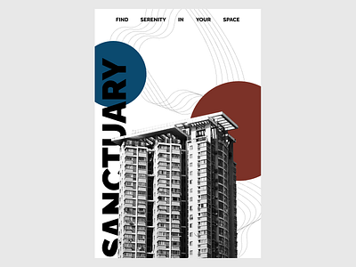 Architecture Poster aesthetic contemporar graphic design poster