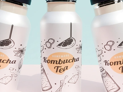 UV 3D Model 45: Tea Product Visualization 3d animation app branding design graphic design illustration logo motion graphics typography ui ux vector