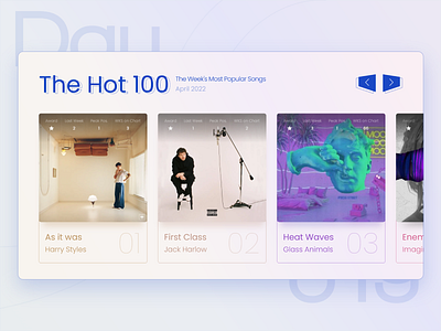 Day 019 - Leaderboard (The Hot 100) app branding design graphic design graphicdesign illustration logo ui ux vector