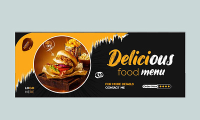 food menu graphic design logo