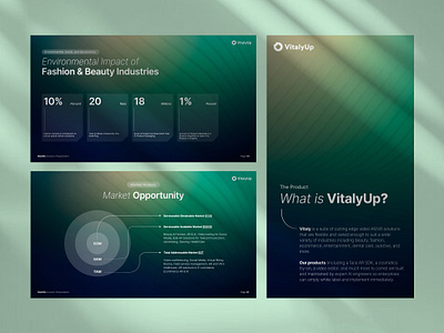 Persentation - Vitaly Presentation Design branding design graphic design layout logo pitch deck presentation ui ux