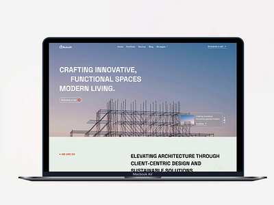 Nubuilt Architecture Agency Website Design agency architect landing page architecture architecture webdesign branding clean creative design figma founder illustration interior design interior designer landing page minimal modern real estate ui ux web platform