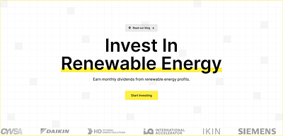 Day 15/90: Landing Hero 90daychallenge austin clean energy cleantech climatetech energytech fintech founder founder mode greentech hero renewable energy solar solar energy startup sustainability tech texas ui ux