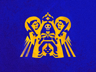 corona radiata rite ✦ coronation corona coronation crown gold head illustration king kingdom logo logodesign logotype official queen radiata rite ritual skeleton skull star sword