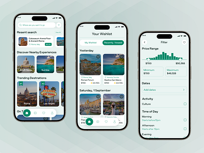 Travel Mobile App adventure booking booking app clean flight booking hotel booking mobile app modern product design tour tourism travel travel app travel booking travel service traveler travelling uiux uiux design