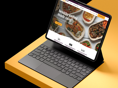 Food Order Website Design branding clean delivery design easy made food delivery food order food website graphic design illustration kitchen modern modren order online resturant ui website