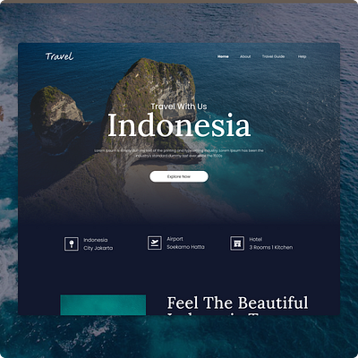 Travel Web Design company design graphic design inspiration ui web design webdesign