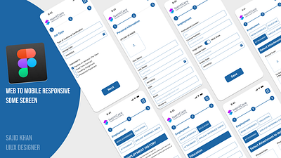 Web to Mobile Responsive some screen design system figma mobile responsive design ui web web to mobile