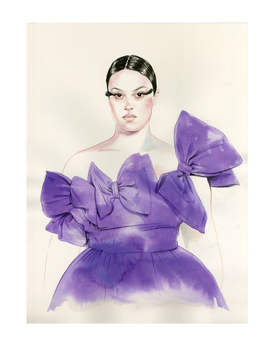 Fashion shows illustration