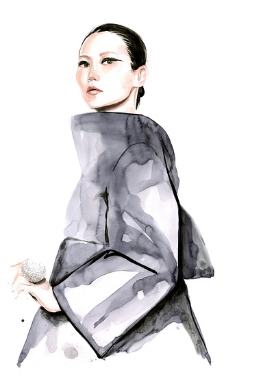 Fashion shows illustration