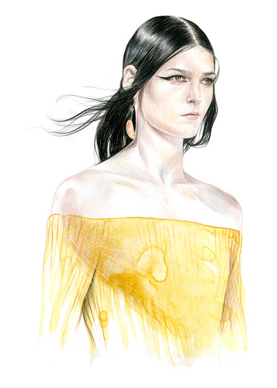 Fashion shows illustration