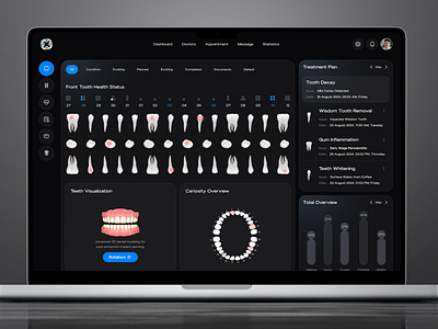 Humanex-AI: Dental Health Visualization and AI-Treatment Plan 🦷 ai aibasedhealth artonest dashboard design doctors futureofhealth health healthcare healthtech logo targetusers ui design ux design uxui