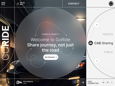 GoRide – Flawless Ride-Sharing Experience🚘💫 app design branding cab app cab booking app driver app driver riding booking app driver taxi app graphic design journey app mobile app mockup ride app riding app taxi app ui ux