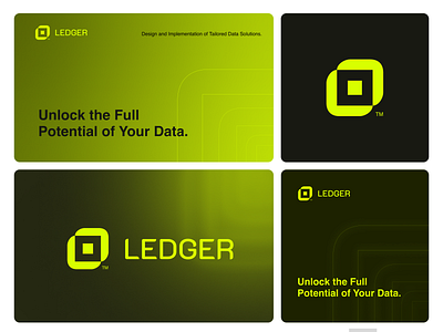 LEDGER - Logo Design blockchine branding clean crypto design finance fintech graphic design identity logo modren pattern tech visual identity