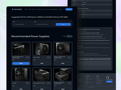 WhatPSU WebSite product ui ux web