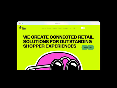 Shoring - Bold Website Design for the Retail Company animation hero section landing page promo landing retail scroll ui design user interface web web design website website design