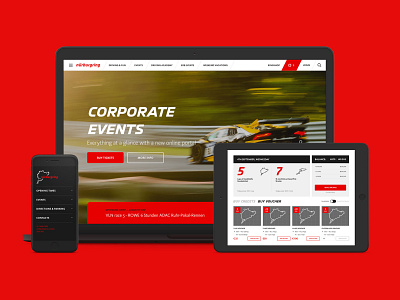 Nürburgring site ui