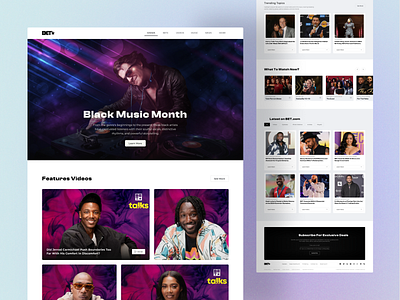 Entertainment television website app concert design entertainment event landing page live mobile movies music platform podcast television ticket tv tv show ui ux web website