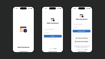 Challenge 001: Sign up | DailyUI app design ui ux