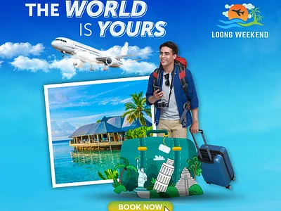 Social Media Post Design - Tour & Travel branding facebook post graphic design social media post