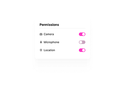 Permissions UI Design daily ui dailyui design permissions permissions ui design ui challenge ui component ui design ui inspiration uiux