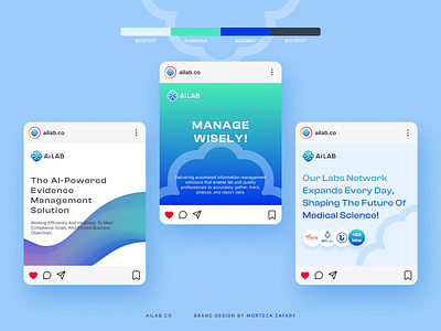 Ai Lab - Instagram Posts advertising branding design graphic instagram logo social