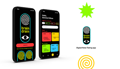 Digital Note-Taking app // UI design