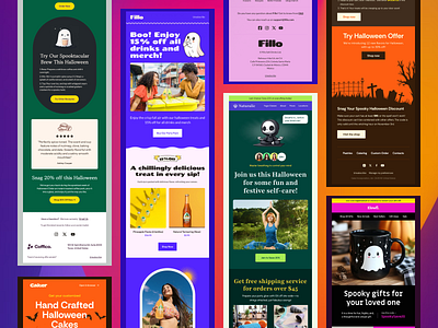 Free Halloween HTML Email Templates email email design email template email templates halloween newsletter